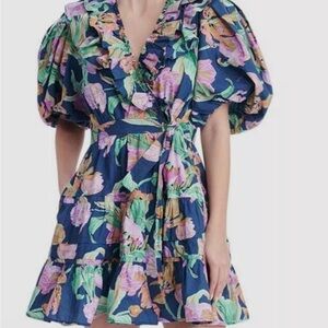 Floral Puff Sleeve Dress